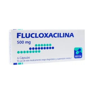 Flucloxacilina Cápsulas 500mg