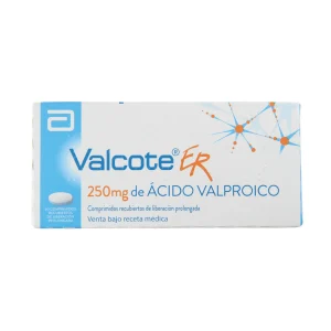 Valcote ER Comprimidos Recubiertos de Liberación Prolongada 250mg