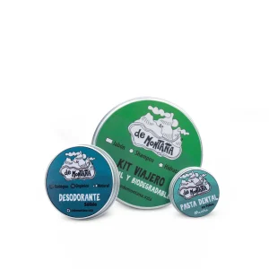 De montaña pack plus kit viajero de romero - desodorante - pasta dental