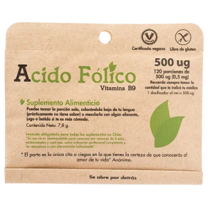 Ácido Fólico Sobre en Polvo