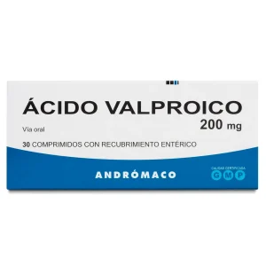 Ácido Valproico Comprimidos con Recubrimiento Entérico 200mg