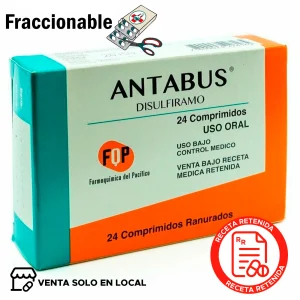 Antabus 500mg x 10 Comprimidos (Fraccionado)(disponible solo para venta presencial)