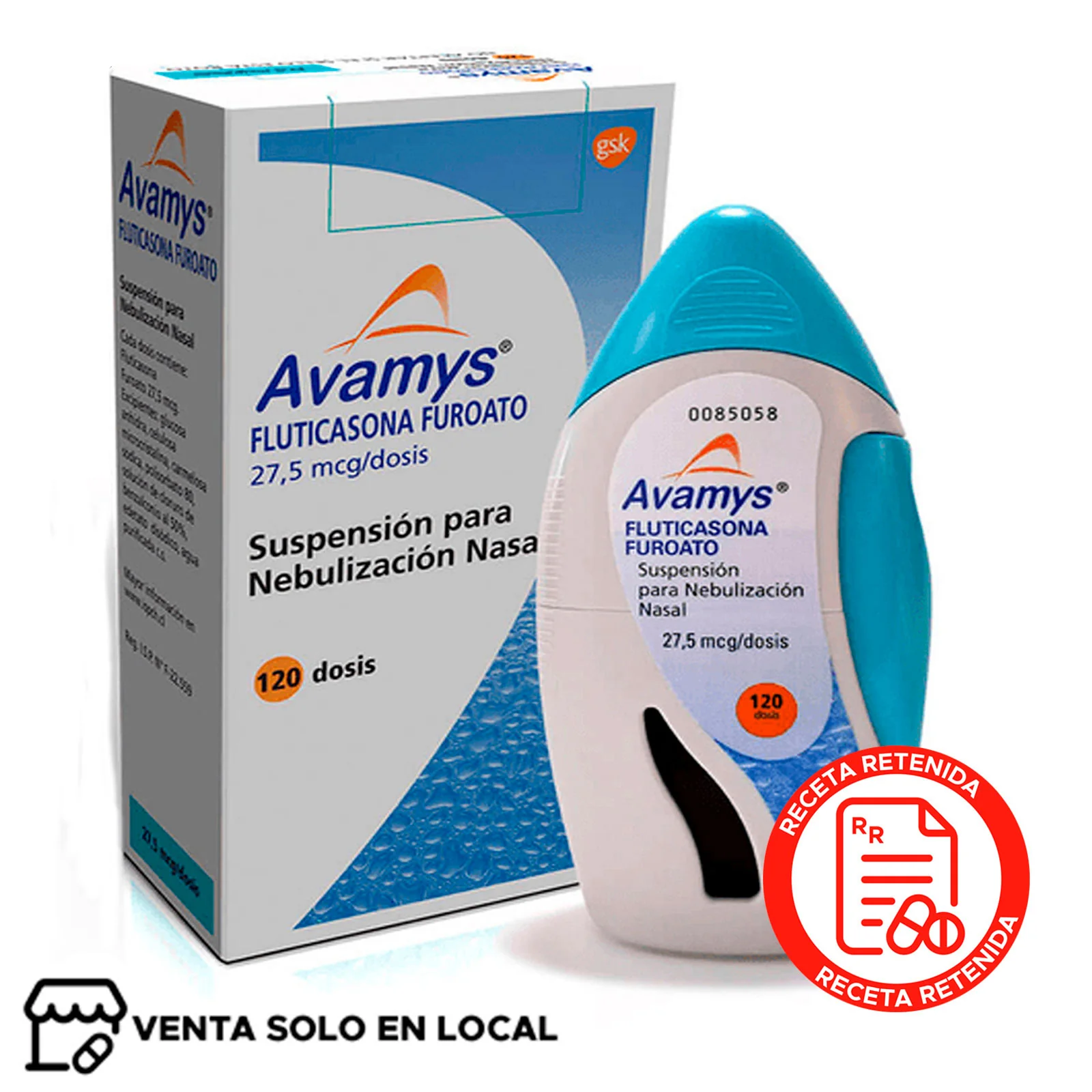 Avamys Suspensión Nasal 27,5mcg (disponible solo para venta presencial)