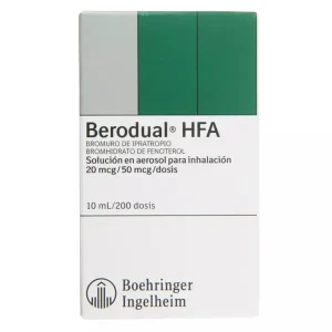 Berodual Hfa Solución en Aerosol para Inhalación