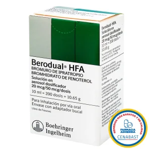 Berodual Hfa Solución en Aerosol Dosificador Producto Cenabast