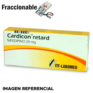 Cardicon Retard 20mg x 25 Comprimidos Recubiertos de Liberación Prolongada (Fraccionado)