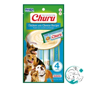 Churu Perro Sabor Pollo con Queso - 4 unidades