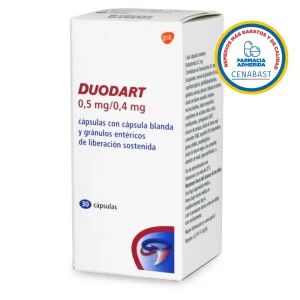 Duodart Cápsula Blandas y Gránulos Entéricos de Liberación Sostenida 0,5mg/0,4mg Producto Cenabast