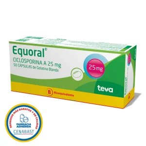 Equoral Cápsulas 25mg Producto Cenabast