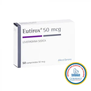 Eutirox Comprimidos 50mcg Producto Cenabast