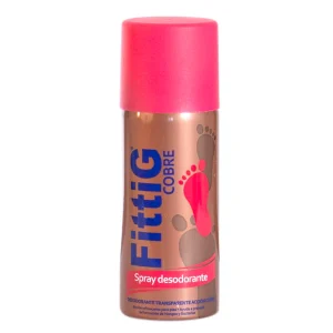 Fittig Cobre Talco Spray para Pies