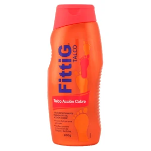 Fittig Cobre Talco Polvo para Pies