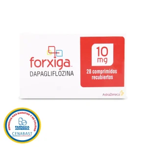 Forxiga Comprimidos Recubiertos 10mg Producto Cenabast (DAPAGLIFOZINA)