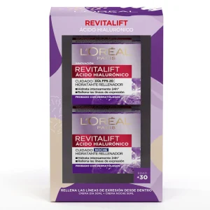 L´oréal Pack Crema Revitalift Ácido Hialurónico +30