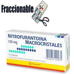 Nitrofurantoina 100mg x 10 Capsulas (Fraccionado)