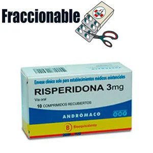 Risperidona 3mg x 10 Comprimidos Recubiertos (Fraccionado)