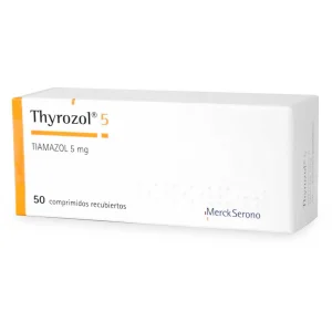 Thyrozol Comprimidos Recubiertos 5mg