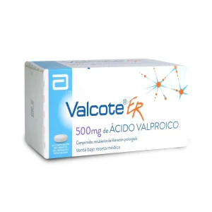 Valcote ER Comprimidos Recubiertos de Liberación Prolongada 500mg
