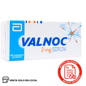 Valnoc Comprimidos Recubiertos 2mg