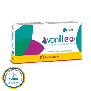 Vonille CD Comprimidos Recubiertos Producto Cenabast