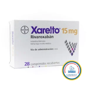 Xarelto Comprimidos Recubiertos 15mg Producto Cenabast